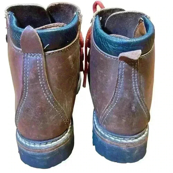 Vintage Dexter Brown Leather Hiking Mountain Boots Vibram Soles Men’s Size 5 USA main image 5